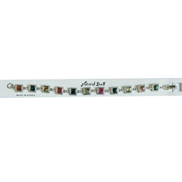 👋 3/$15 FASHION JEWELRY SQUARE SHAPED BRACELET - Picture 1 of 3